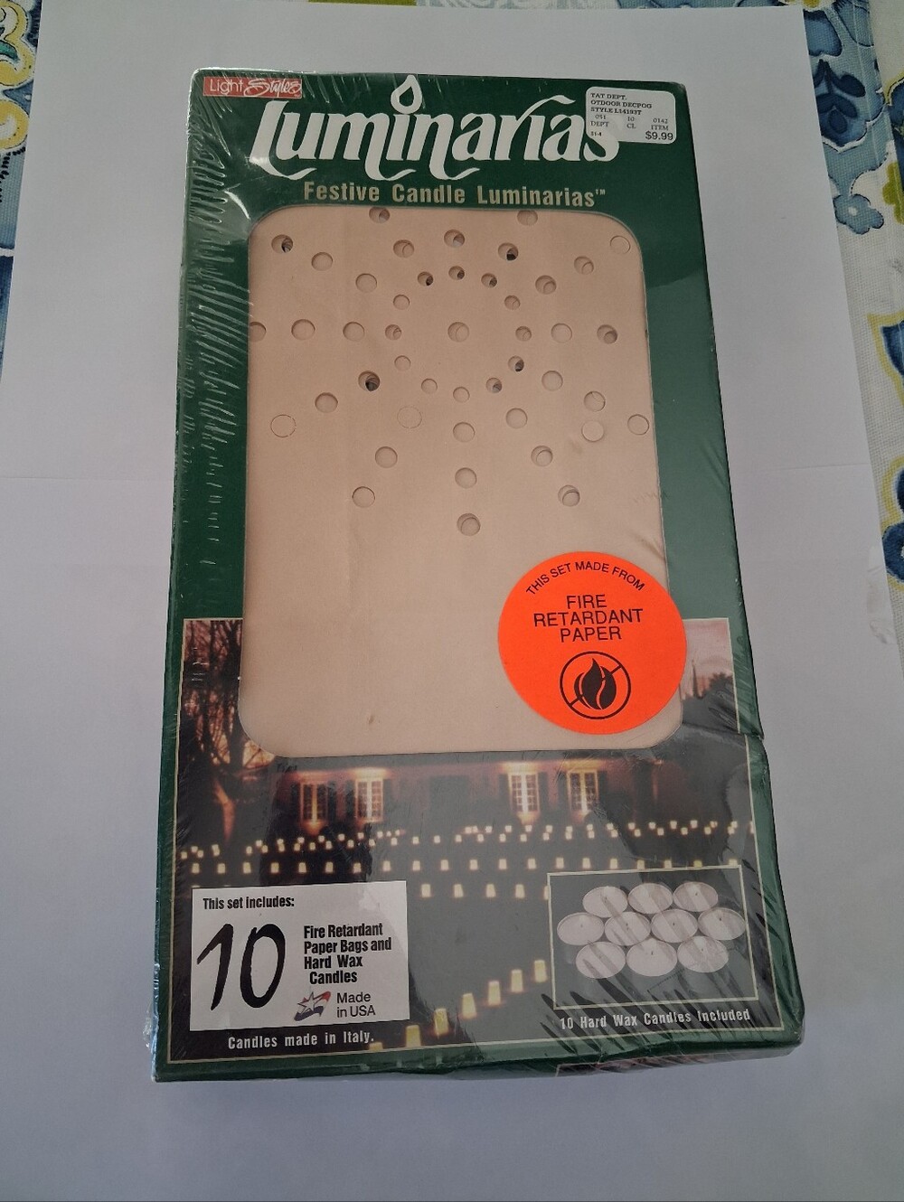 Festive Fire Retardant Luminaires Paper Bags-new